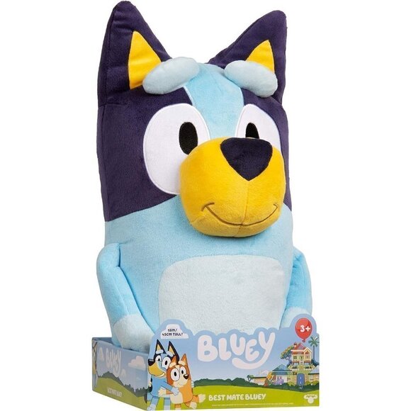 Bluey 18" Stuffed Animal - Playtime & Naptime Companion, Jumbo Size, Soft Deluxe - Picture 16 of 16